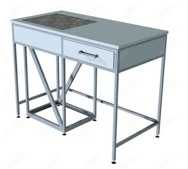 Стол для весов ЛАБТЕХ-СВ-10 ЛГ, гранит, 1200*610*900