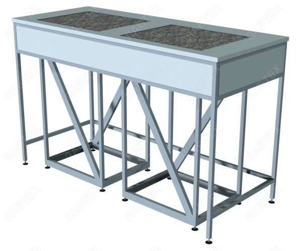 Стол для весов ЛАБТЕХ-СВ-12 ПАГ, гранит, 1470*610*900