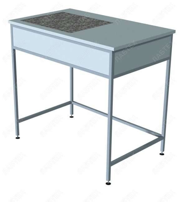 Стол для весов ЛАБТЕХ-СВ-2 ПАГ, гранит, 1000*610*900