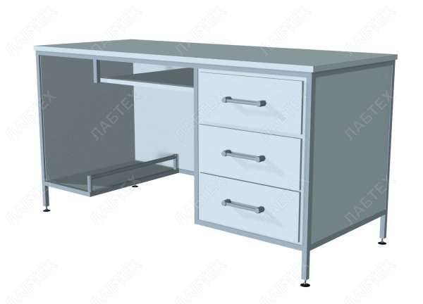 Стол лабораторный ЛАБТЕХ-СК-1-ПА компьютерный, 1470*610*750