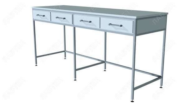 Стол лабораторный ЛАБТЕХ-С-14-Н открытый, 1935*610*900