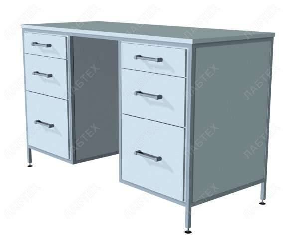 Стол лабораторный ЛАБТЕХ-С-11-Н комбинированный, 1470*610*900