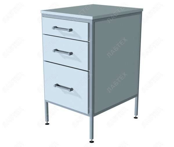 Стол лабораторный ЛАБТЕХ-С-2-ПА закрытый, 510*610*900