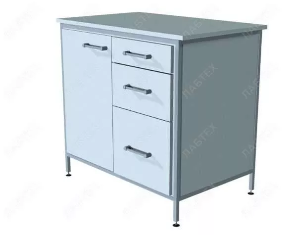 Стол лабораторный ЛАБТЕХ-С-4-ПТ закрытый, 985*610*900