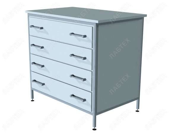 Стол лабораторный ЛАБТЕХ-С-4/2-ПА закрытый, 985*610*900