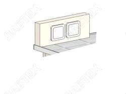 Розетка ЛАБТЕХ-ЭП-1 (НС-7) двойная, с автоматом отключения