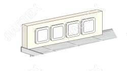 Розетки ЛАБТЕХ-ЭП-2 (НС-8) две двойные,  с автоматом отключения