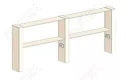 Надстройка для стола ЛАБТЕХ ПМ-3 1924*250*800 Лабтех  по лучшей цене с доставкой - интернет-магазин Прогрессивные решения