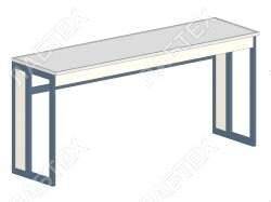 Стол лабораторный ЛАБТЕХ Дин-51Т открытый, 1800*650*900