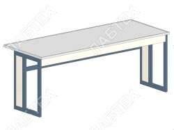 Стол лабораторный ЛАБТЕХ Дин-62К открытый, 1800*900*750