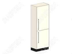 Шкаф для хранения ЛАБТЕХ Профи-1 лабораторный металлический, 600*500*1900