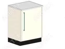 Стол тумба лабораторный ЛАБТЕХ ПроСт-11К однодверный, 600*650*900