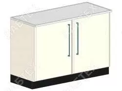 Стол тумба лабораторный ЛАБТЕХ ПроСт-31ДК двухдверный, 1200*650*900 Лабтех  по лучшей цене с доставкой - интернет-магазин Прогрессивные решения