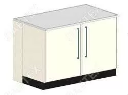 Стол тумба лабораторный ЛАБТЕХ ПроСт-41А двухдверный, 1200*900*900 Лабтех  по лучшей цене с доставкой - интернет-магазин Прогрессивные решения