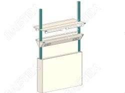 Модуль приставной ЛАБТЕХ Стиль-10 для островного комплекта с электрикой, 1200*640*2220