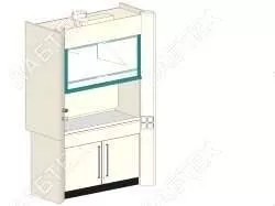 Шкаф вытяжной ЛАБТЕХ ШВП-1А лабораторный, 1500*900*2400