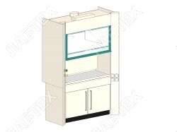 Шкаф вытяжной ЛАБТЕХ ШВП-1ДК лабораторный, 1500*900*2400