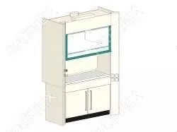 Шкаф вытяжной ЛАБТЕХ ШВП-1ДК лабораторный, 1500*900*2400 Лабтех  по лучшей цене с доставкой - интернет-магазин Прогрессивные решения