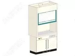 Шкаф вытяжной ЛАБТЕХ ШВП-2ДК лабораторный, 1200*800*2400 Лабтех  по лучшей цене с доставкой - интернет-магазин Прогрессивные решения