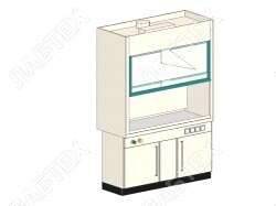 Шкаф вытяжной ЛАБТЕХ ШВП-4Д-В лабораторный, взрывобезопасное исполнение, 1500*800*2400