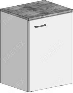Тумба подкатная ЛАБТЕХ-ТП-30-Л с дверцей, 460*500*617